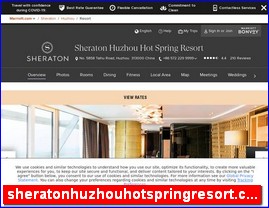 sheratonhuzhouhotspringresort.com