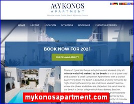 Hotels in Greece, mykonosapartment.com