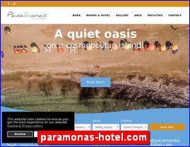 Hotels in Greece, paramonas-hotel.com