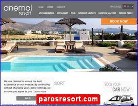 Hotels in Greece, parosresort.com