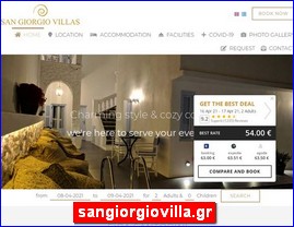 Hotels in Greece, sangiorgiovilla.gr