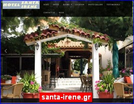 Hotels in Greece, santa-irene.gr