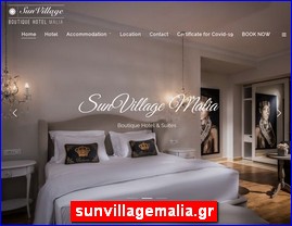 Hotels in Greece, sunvillagemalia.gr