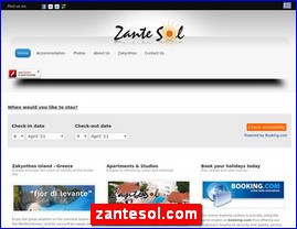 Hotels in Greece, zantesol.com