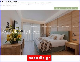 Hotels in Greece, acandia.gr