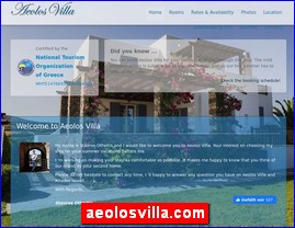 Hotels in Greece, aeolosvilla.com