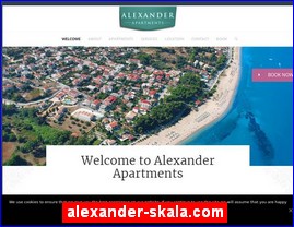 Hotels in Greece, alexander-skala.com