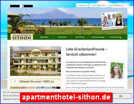 Hotels in Greece, apartmenthotel-sithon.de