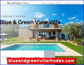 Hotels in Greece, blueandgreenvillarhodes.com