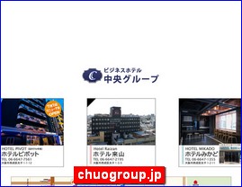 Hotels in Osaka, Japan, chuogroup.jp