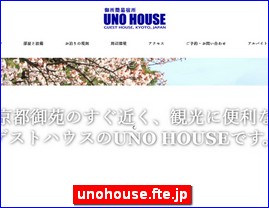 Hotels in Kyoto, Japan, unohouse.fte.jp